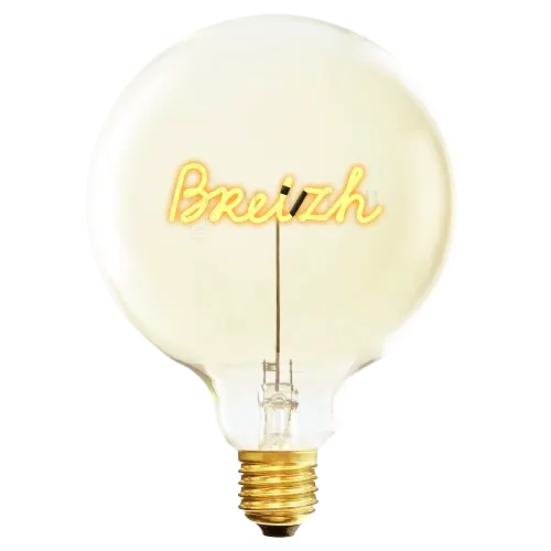 Dekorative LED-Glühbirne „Staying alive“ – Message In The Bulb