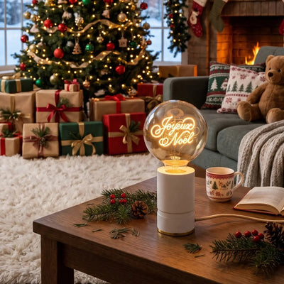 Ampoule décorative LED “Joyeux Noël” – Message In The Bulb - Elements Lighting
