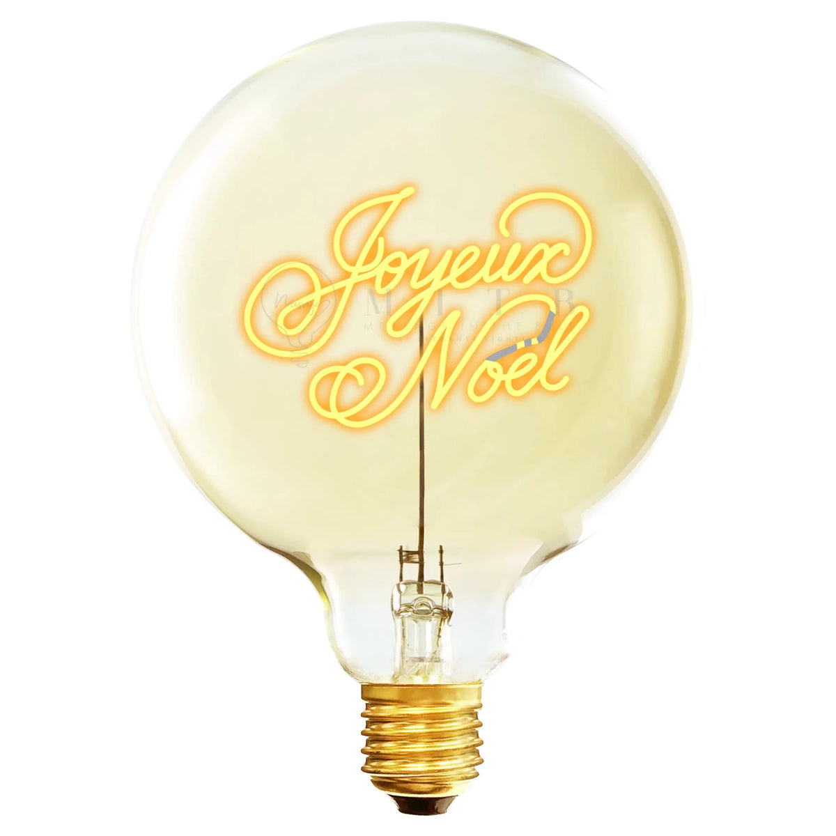 Ampoule décorative LED “Joyeux Noël” – Message In The Bulb - Elements Lighting