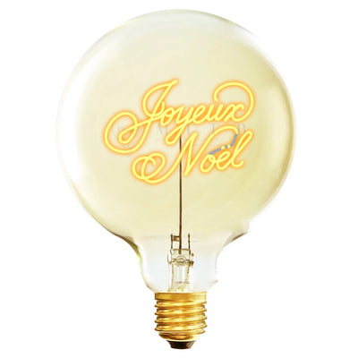 Ampoule décorative LED “Joyeux Noël” – Message In The Bulb - Elements Lighting