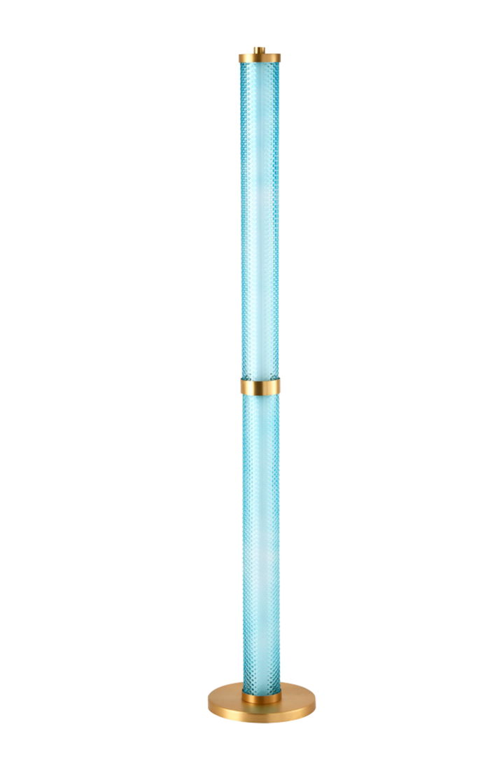 Tiffany Lampadaire Aigue Marine