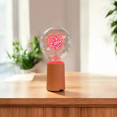 Ampoule décorative LED sans fil "Love" - Message In The Bulb - Elements Lighting