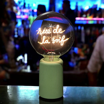 Ampoule décorative LED sans fil - Rue de la soif - Message in the bulb - Elements Lighting