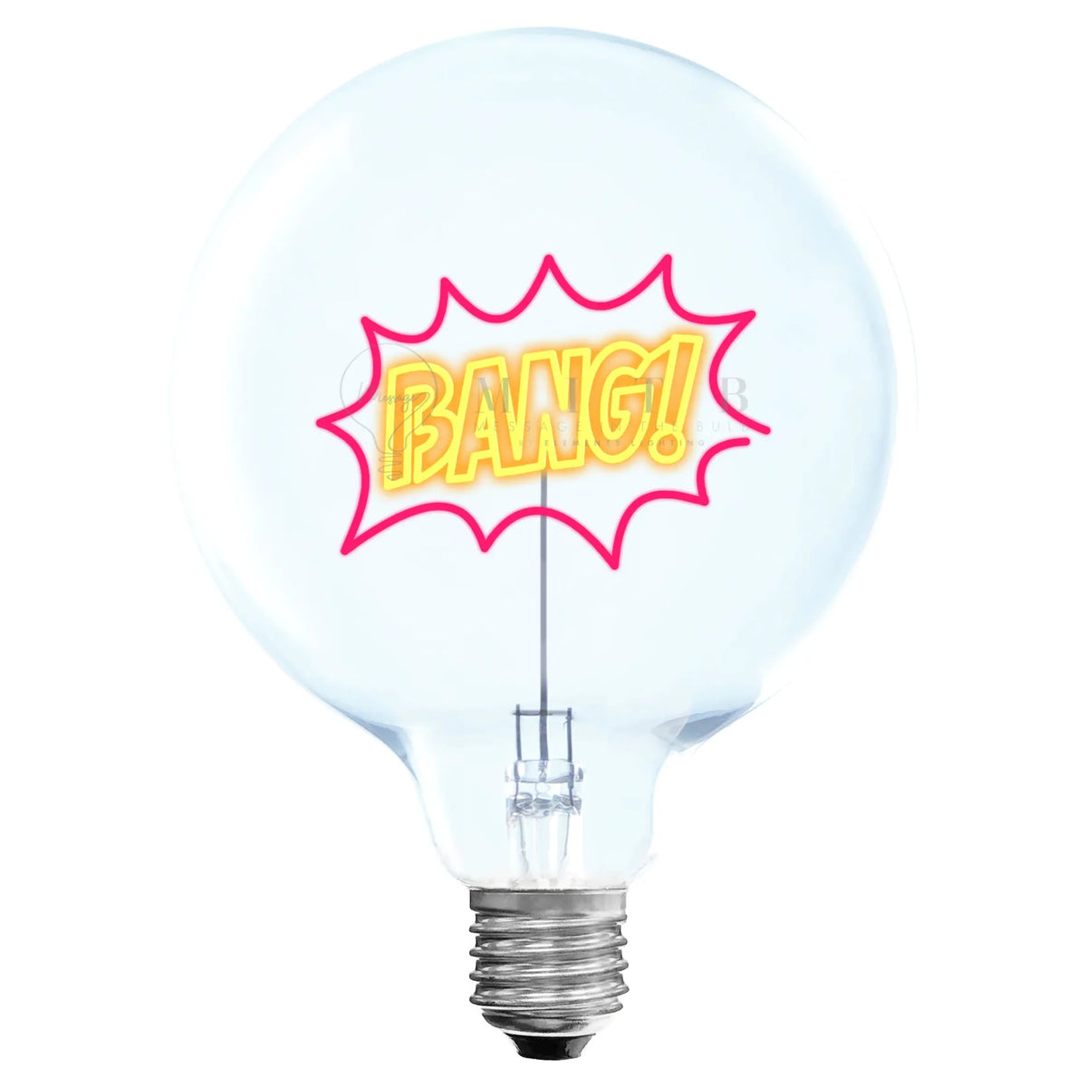 Ampoule décorative LED sans fil - Bang - Message in the bulb - Elements Lighting