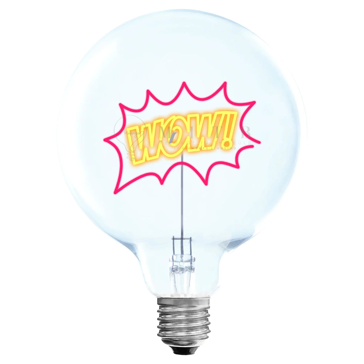 Ampoule décorative LED sans Fil "Wow" - Message In The Bulb - Elements Lighting