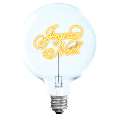 Ampoule décorative LED sans Fil "Joyeux Noel" - Message In The Bulb - Elements Lighting