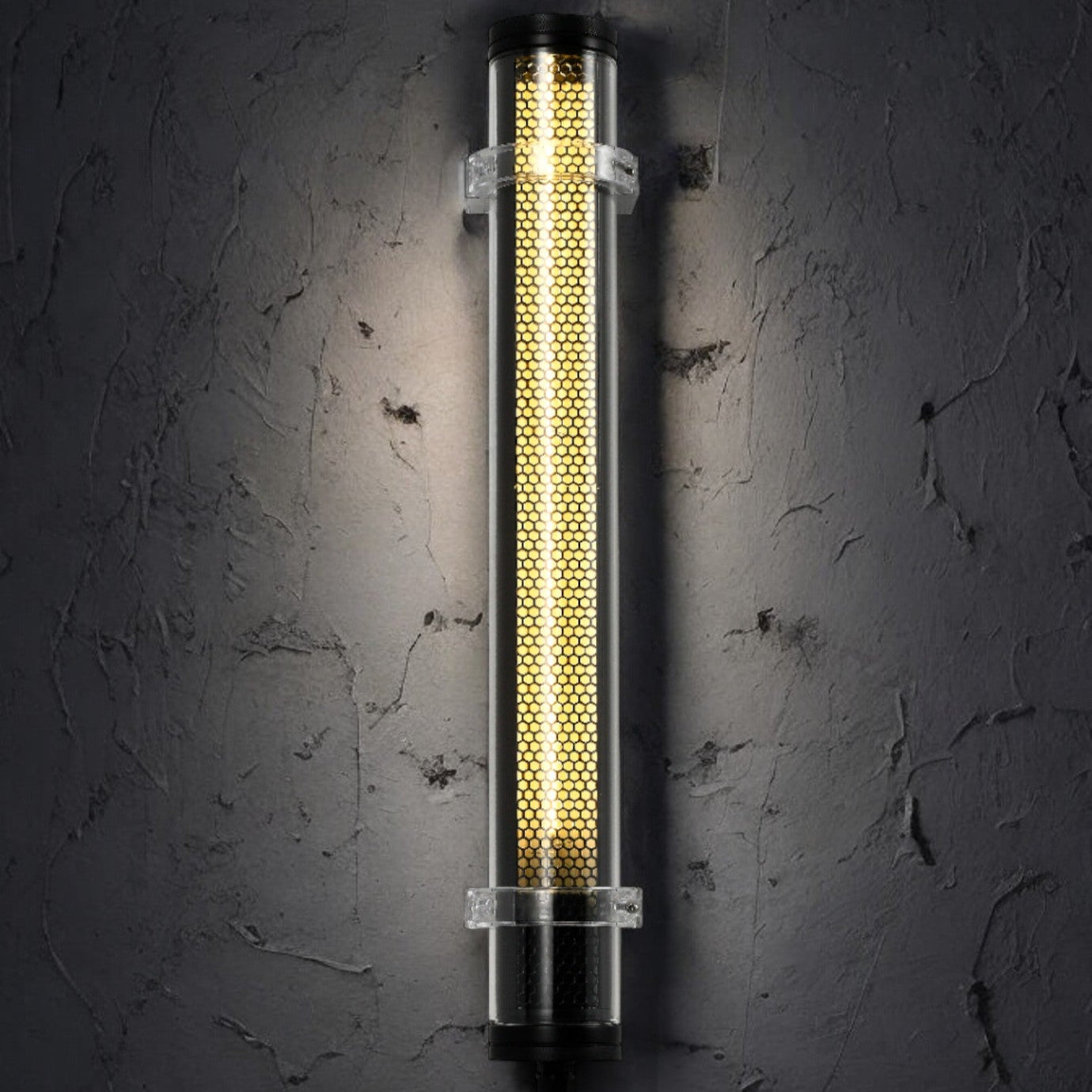 Lukas Applique Grille en noir