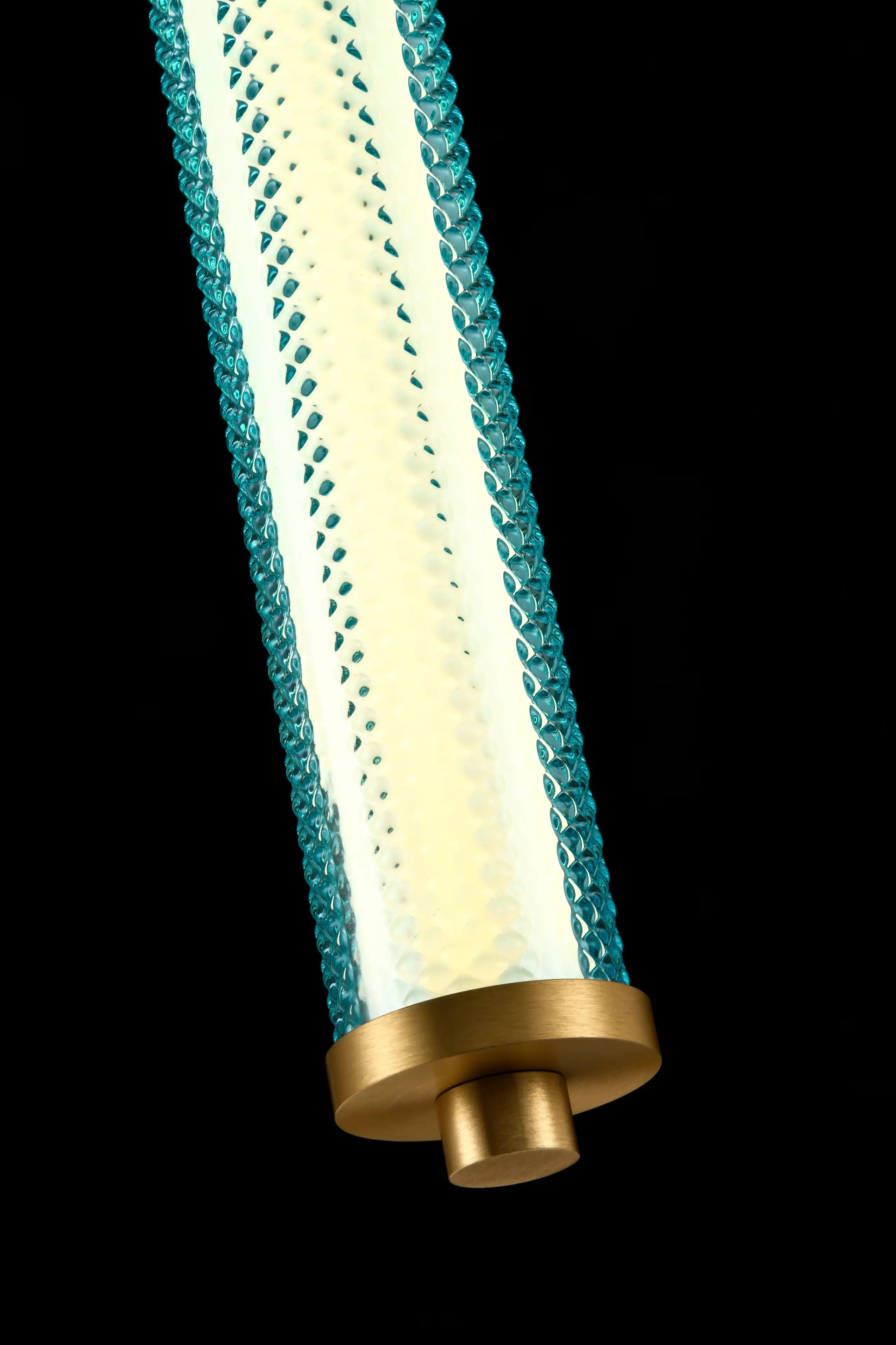 Suspension Verticale Tiffany Aigue-Marine