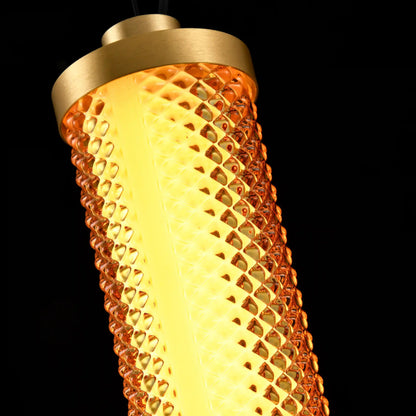 Suspension Verticale Tiffany Topaze