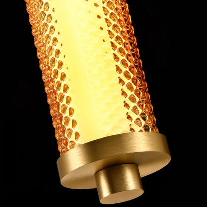 Suspension Verticale Tiffany Topaze