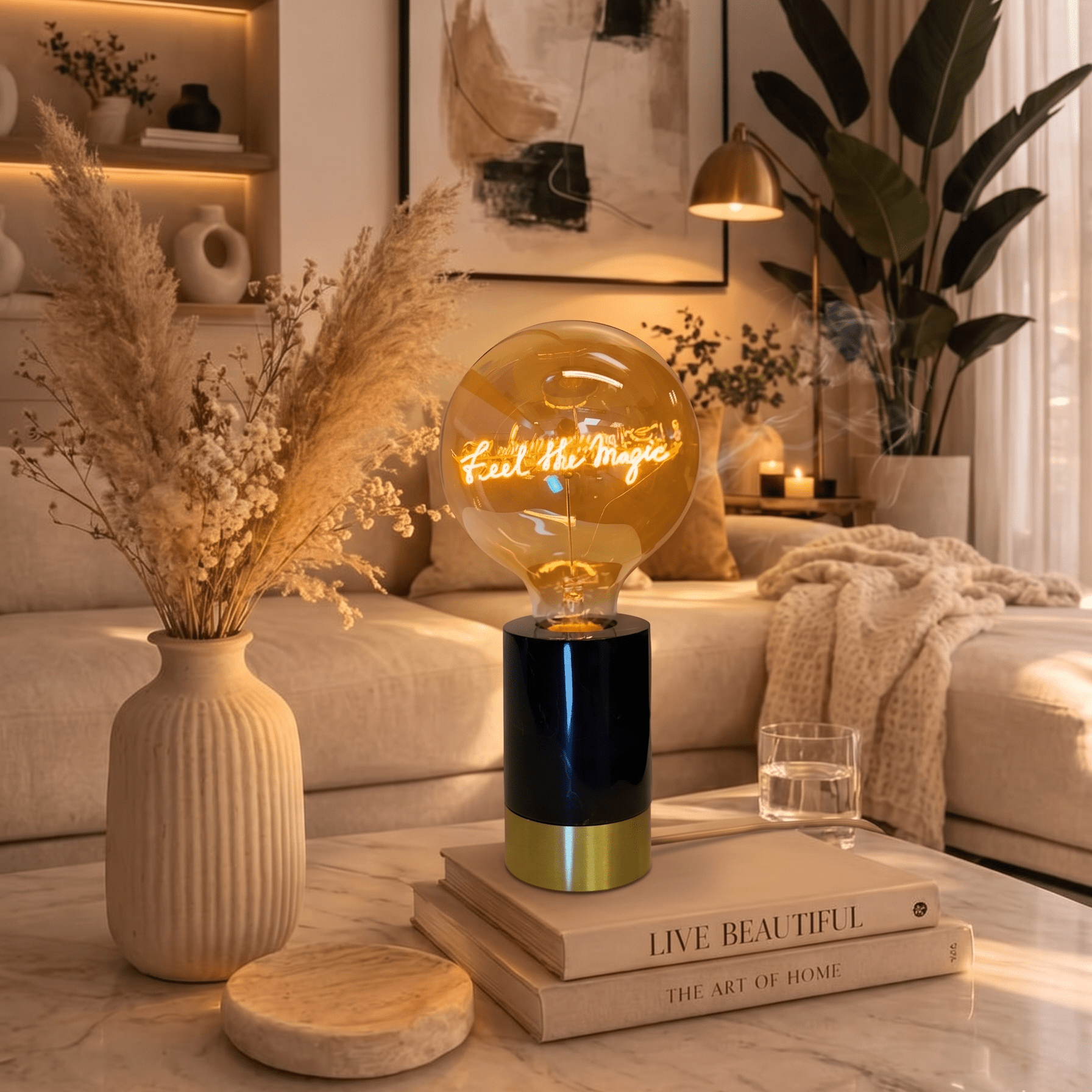 Ampoule décorative LED “Feel The Magic” – Message In The Bulb - Elements Lighting