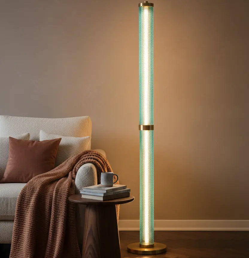 Lampadaire Tiffany  Aigue Marine