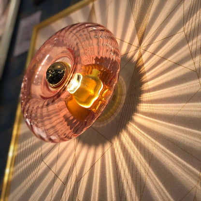 Applique Petit Grace Rose Spinelle – Applique décorative rose délicat au style raffiné - Elements Lighting