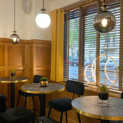 Diane 01 Doré / Verrine Noir Miroir (20cm)