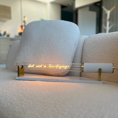 Ampoule décorative LED “Get rich or die Trying” – Message In The Tube - Elements Lighting
