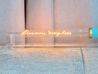 MITT - Live More Worry Less - Elements Lighting