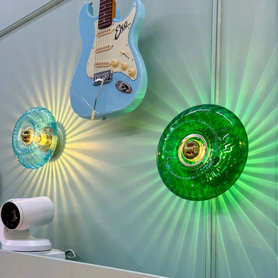 Applique Grace Émeraude – Luminaire mural vert profond au style élégant et naturel - Elements Lighting