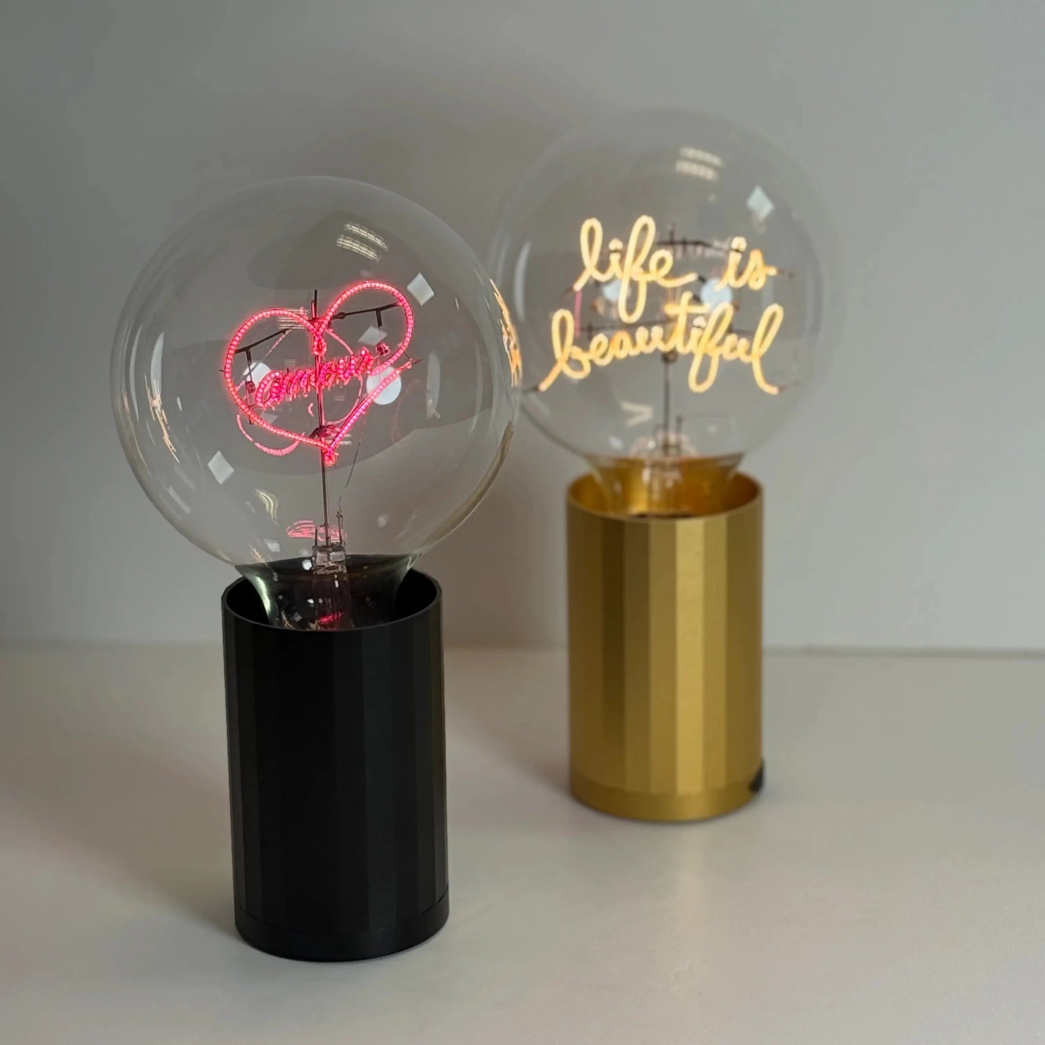 Sans Fil - Socle Zélia Noir - Elements Lighting