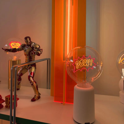 Ampoule décorative LED sans fil - Pow - Message in the bulb - Elements Lighting