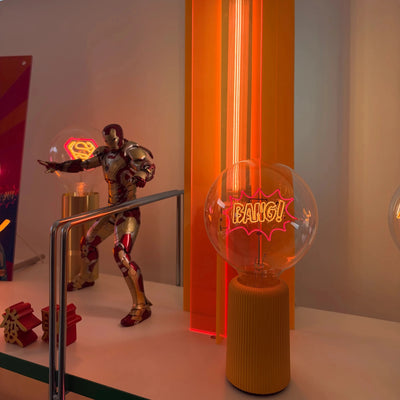 Ampoule décorative LED sans fil - Bang - Message in the bulb - Elements Lighting