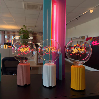 Ampoule décorative LED sans Fil "Wow" - Message In The Bulb - Elements Lighting
