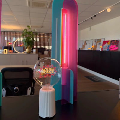 Ampoule décorative LED sans fil - Pow - Message in the bulb - Elements Lighting