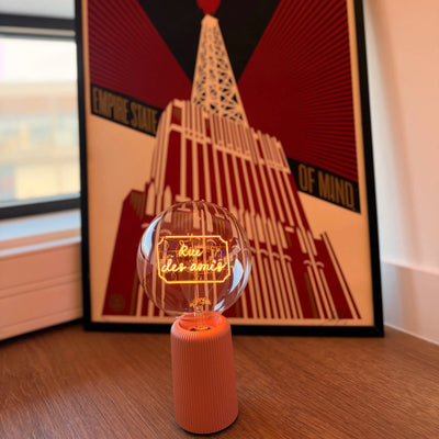 Ampoule décorative LED sans Fil "Rue des amis" - Message In The Bulb - Elements Lighting
