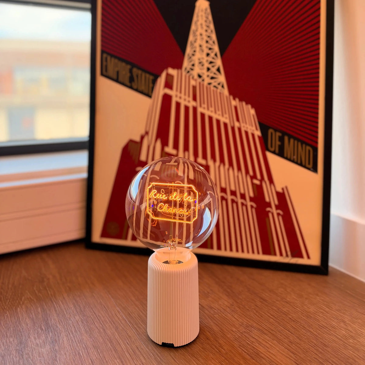 Ampoule décorative LED sans Fil "Rue de la chance" - Message In The Bulb - Elements Lighting