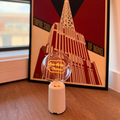 Ampoule décorative LED sans Fil "Rue de la chance" - Message In The Bulb - Elements Lighting