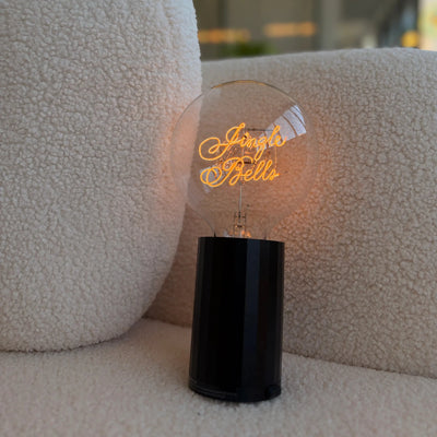 Ampoule décorative LED sans Fil "Jingle Bells" - Message In The Bulb - Elements Lighting