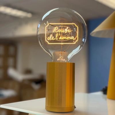 Ampoule décorative LED sans Fil "Route de l'amour" - Message In The Bulb - Elements Lighting