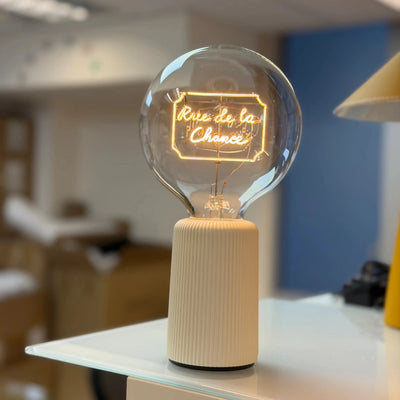 Ampoule décorative LED sans Fil "Rue de la chance" - Message In The Bulb - Elements Lighting
