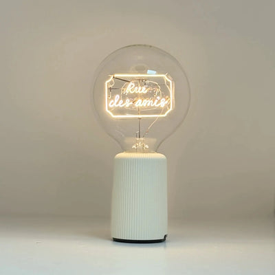 Ampoule décorative LED sans Fil "Rue des amis" - Message In The Bulb - Elements Lighting