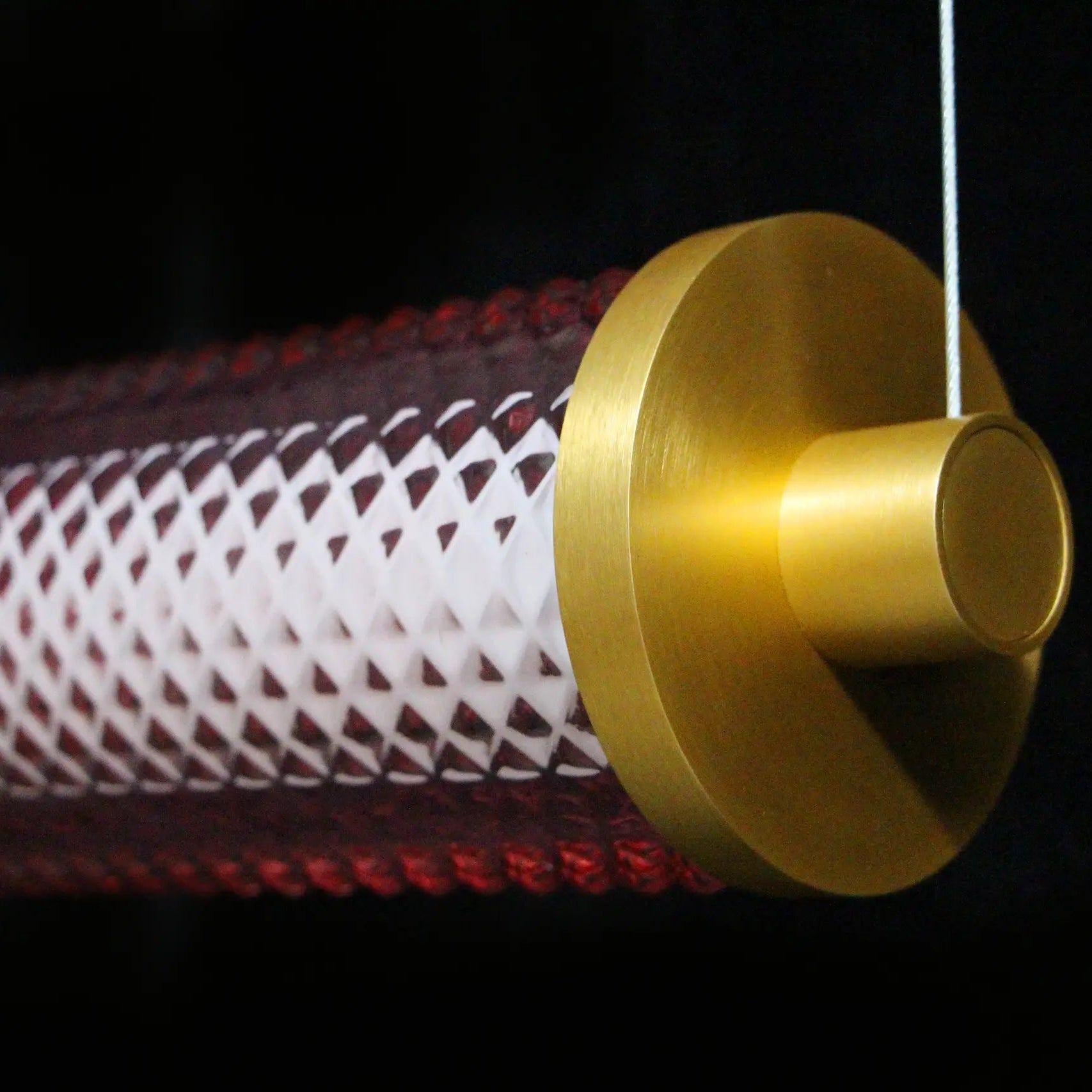 Suspension Horizontale Tiffany Rose Spinelle