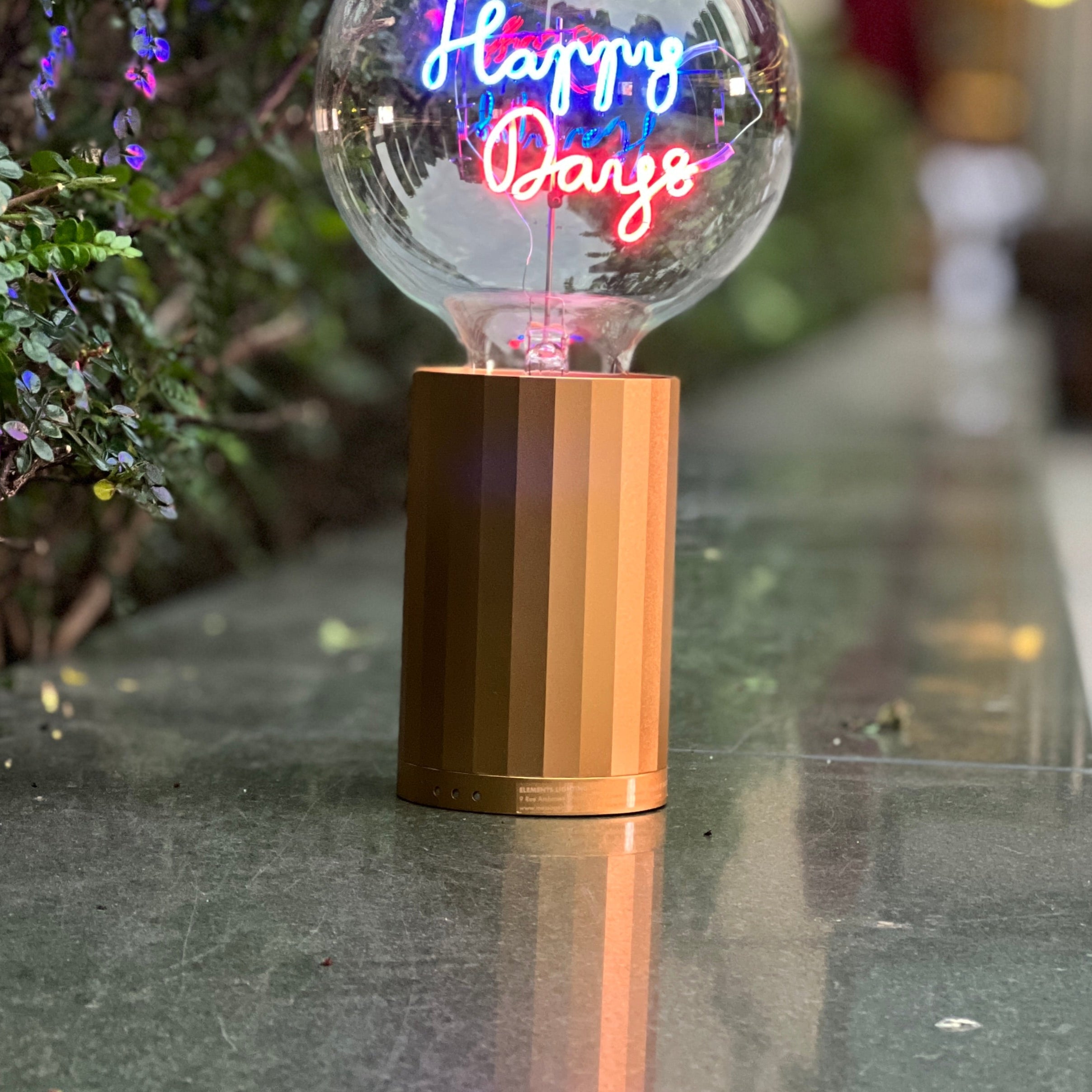 Sans Fil - Socle Doré