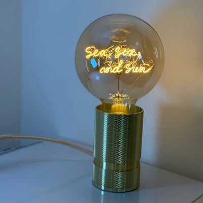 Ampoule décorative LED “Sea Sex and Sun” – Message In The Bulb - Elements Lighting