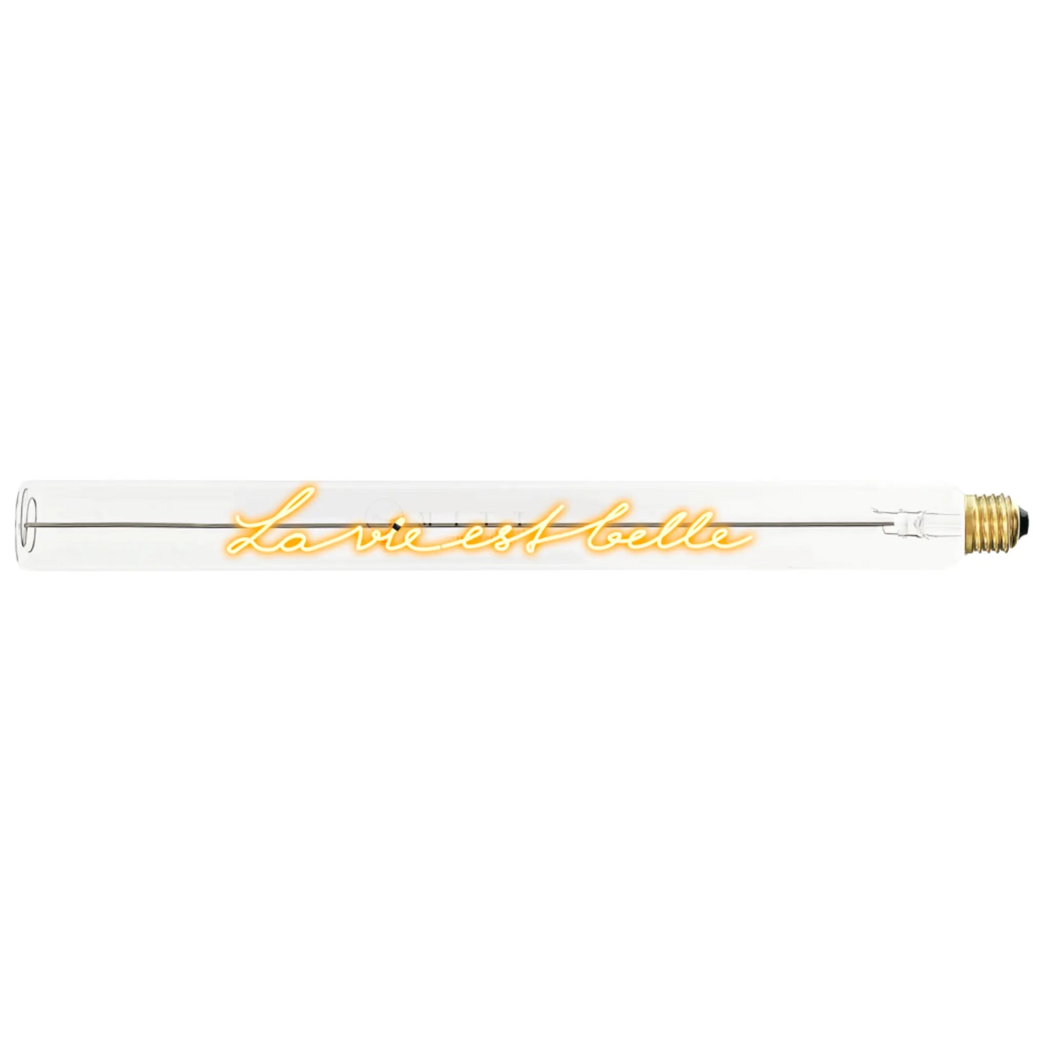 Ampoule décorative LED “La vie est belle” – Message In The Tube - Elements Lighting