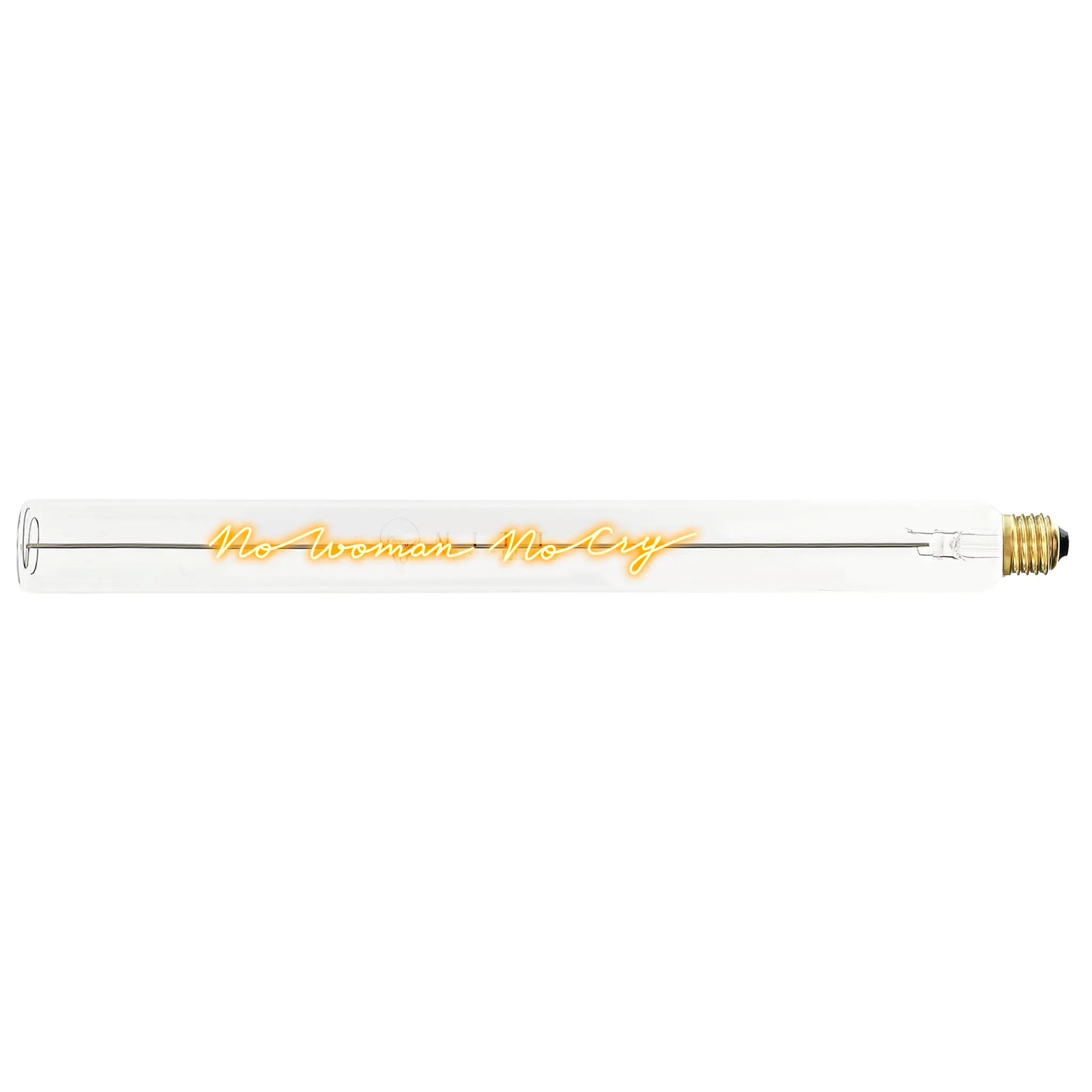 Ampoule décorative LED “No Woman No Cry” – Message In The Tube - Elements Lighting