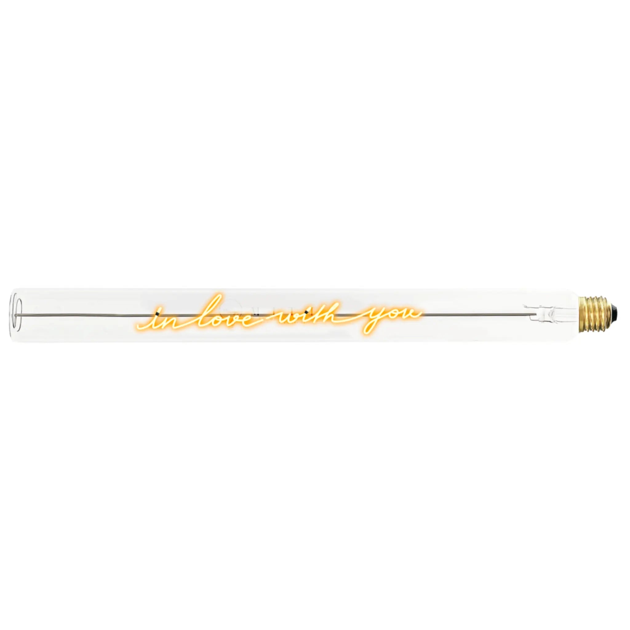 Ampoule décorative LED “In love with you” – Message In The Tube - Elements Lighting