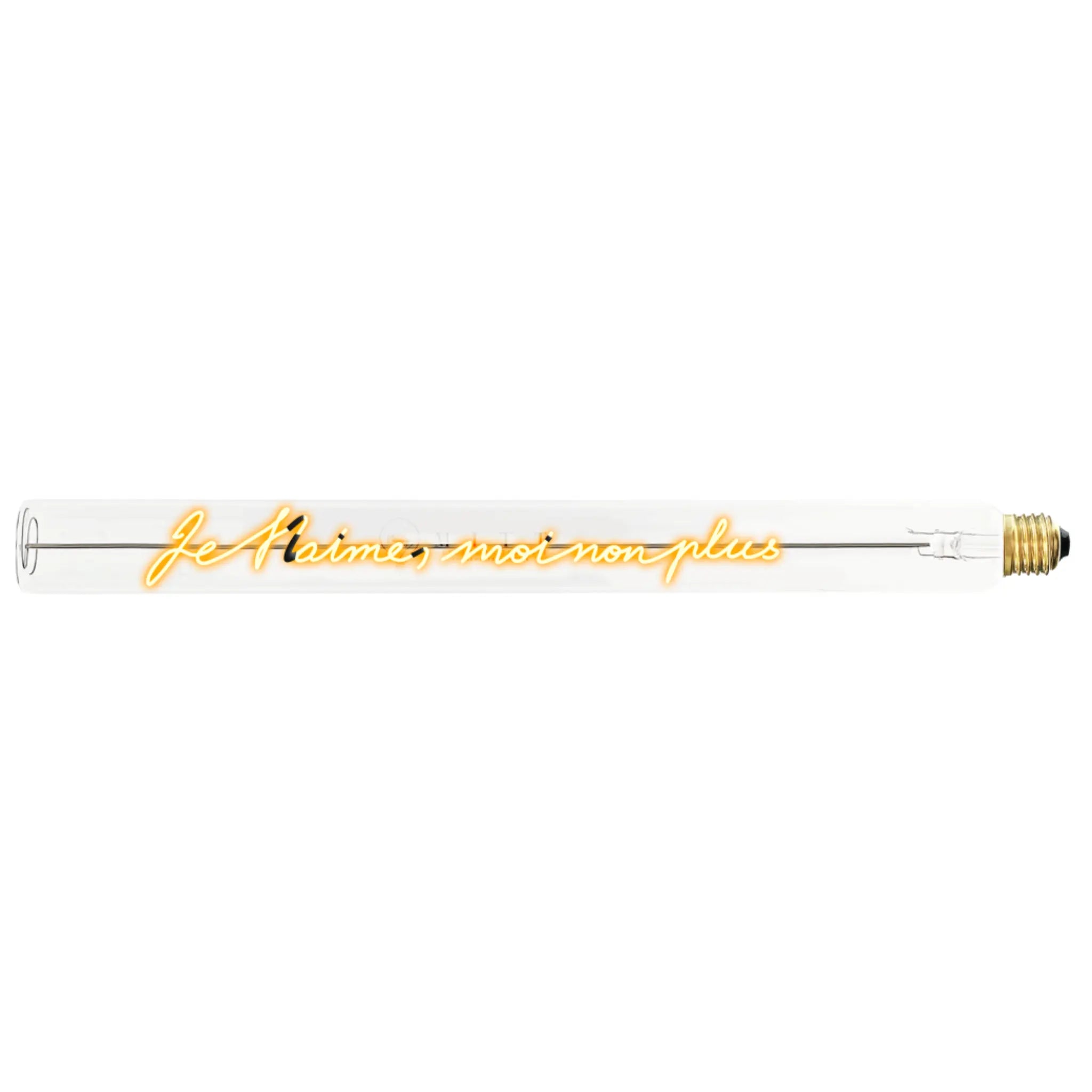Ampoule décorative LED “Je t'aime moi non plus” – Message In The Tube - Elements Lighting