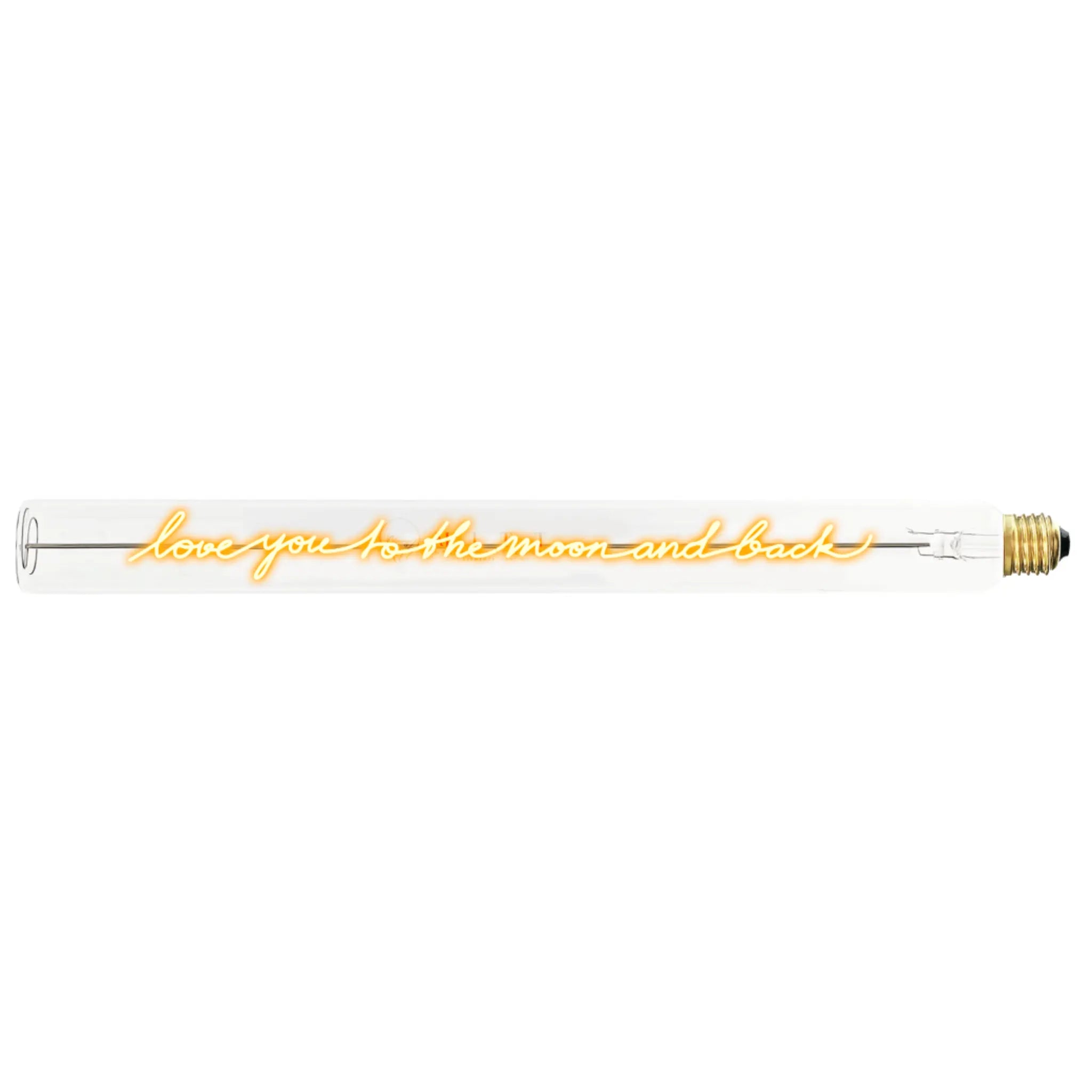 Ampoule décorative LED “Love you to the moon and Back” – Message In The Tube - Elements Lighting