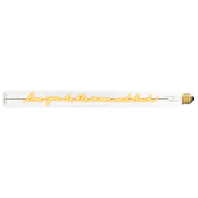 Ampoule décorative LED “Love you to the moon and Back” – Message In The Tube - Elements Lighting