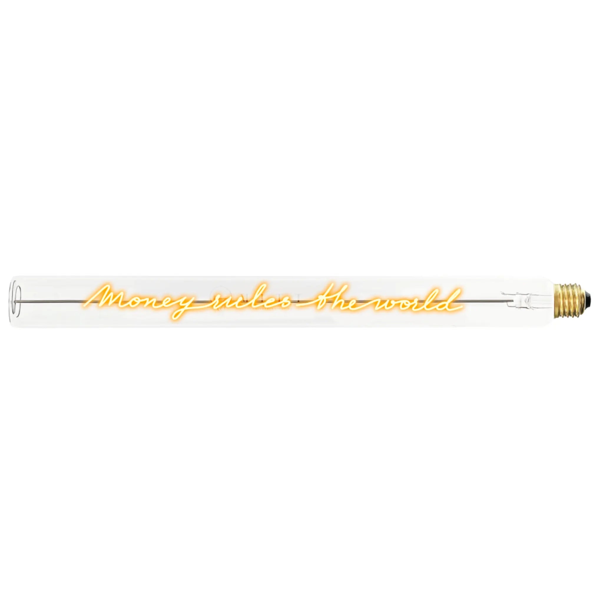 Tube lumineux - Money rules the world - Elements Lighting
