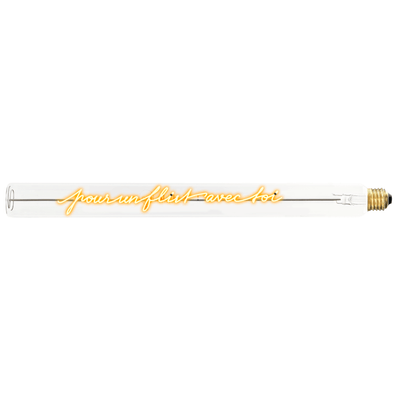 Ampoule décorative LED “Pour un flirt avec toi” – Message In The Tube - Elements Lighting