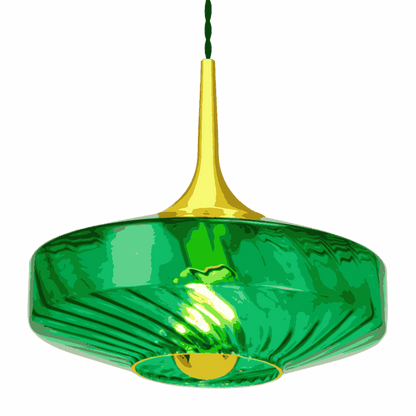 Roxanne Suspension Vert Emeraude