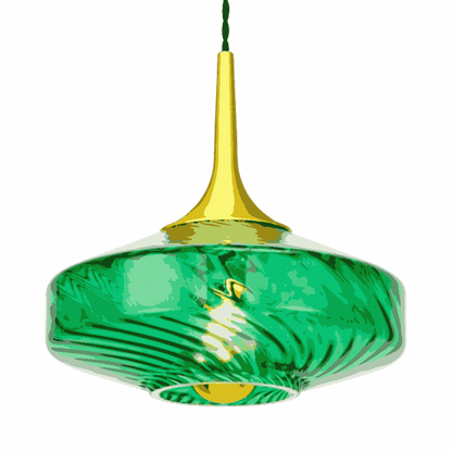 Roxanne Petite Suspension Vert Emeraude