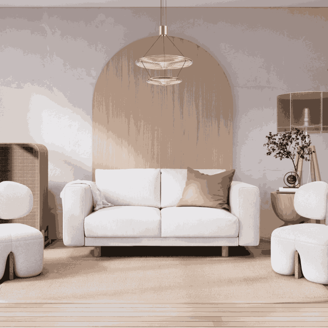 Venise Suspension Rose Spinelle