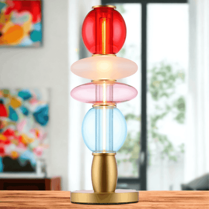 Léonor Lampe de table Rouge