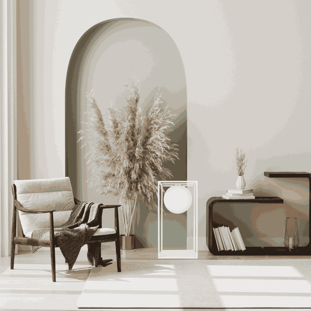 Daisy  Lampadaire S Blanc / Verrine Opaque