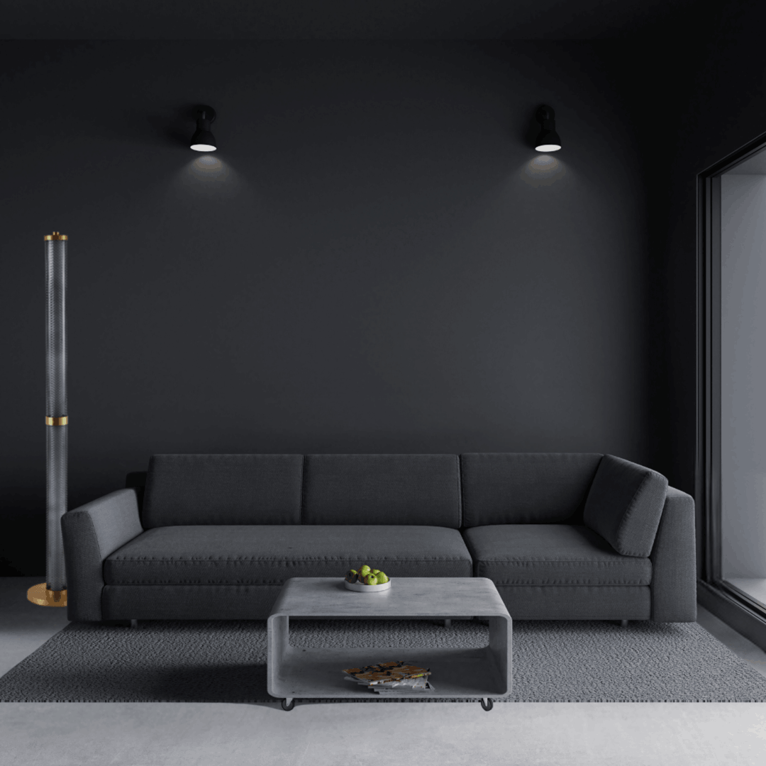 Tiffany Lampadaire Graphite